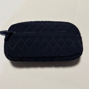 NWOT Vera Bradley cosmetics case in navy blue